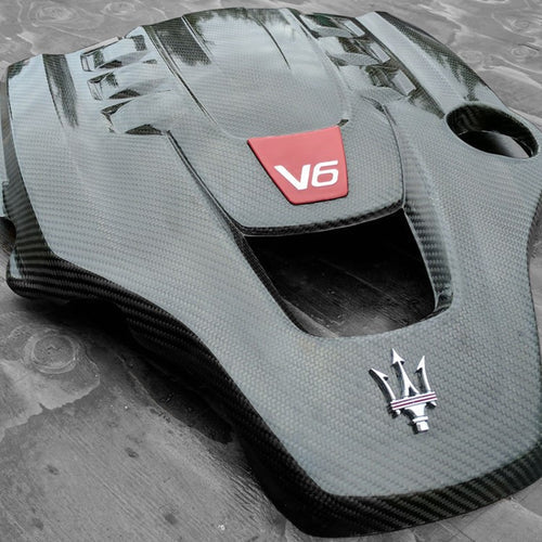 carbon fiber maserati ghibli engine cover