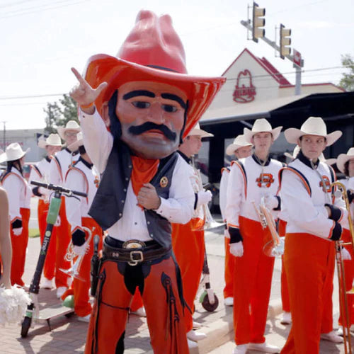 Carbon fiber Pistol Pete mascot head