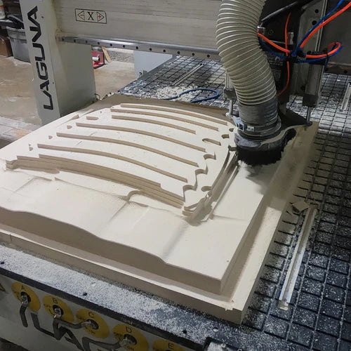 Hood vent plug on Laguna CNC bed