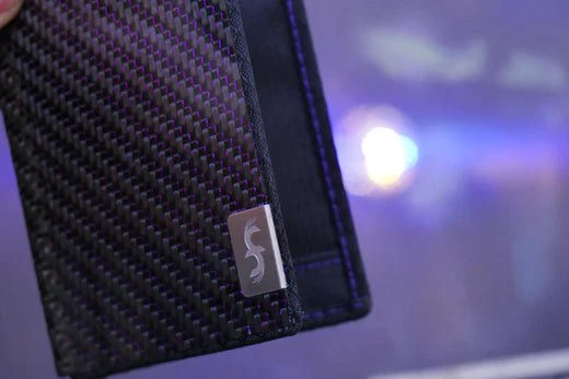 Authentic RFID protective carbon fiber wallet