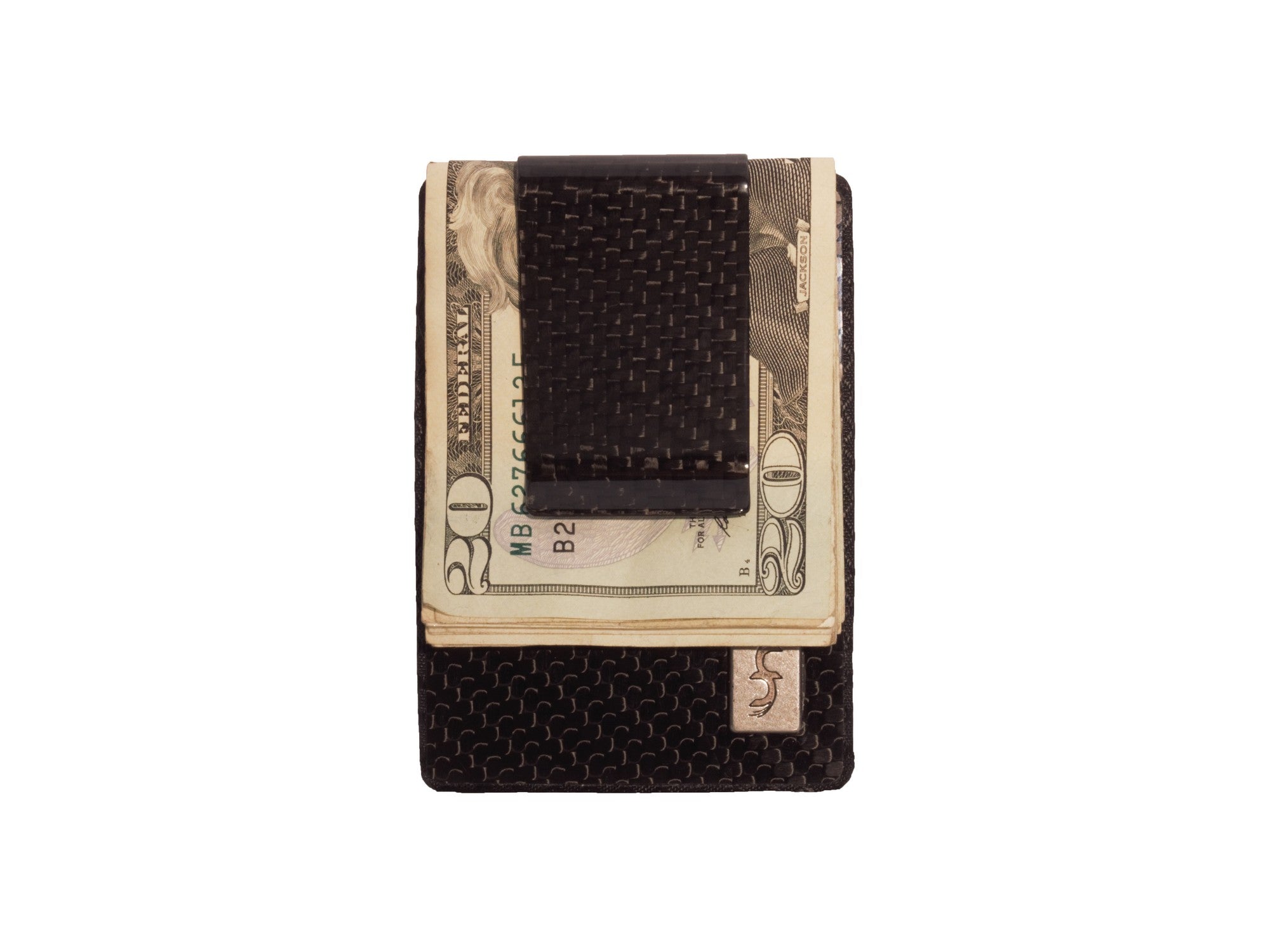 Reflections Carbon Fiber Money Clip Wallet | Common Fibers Gold Reflections Carbon Fiber Money Clip Wallet | Common Fibers Gold