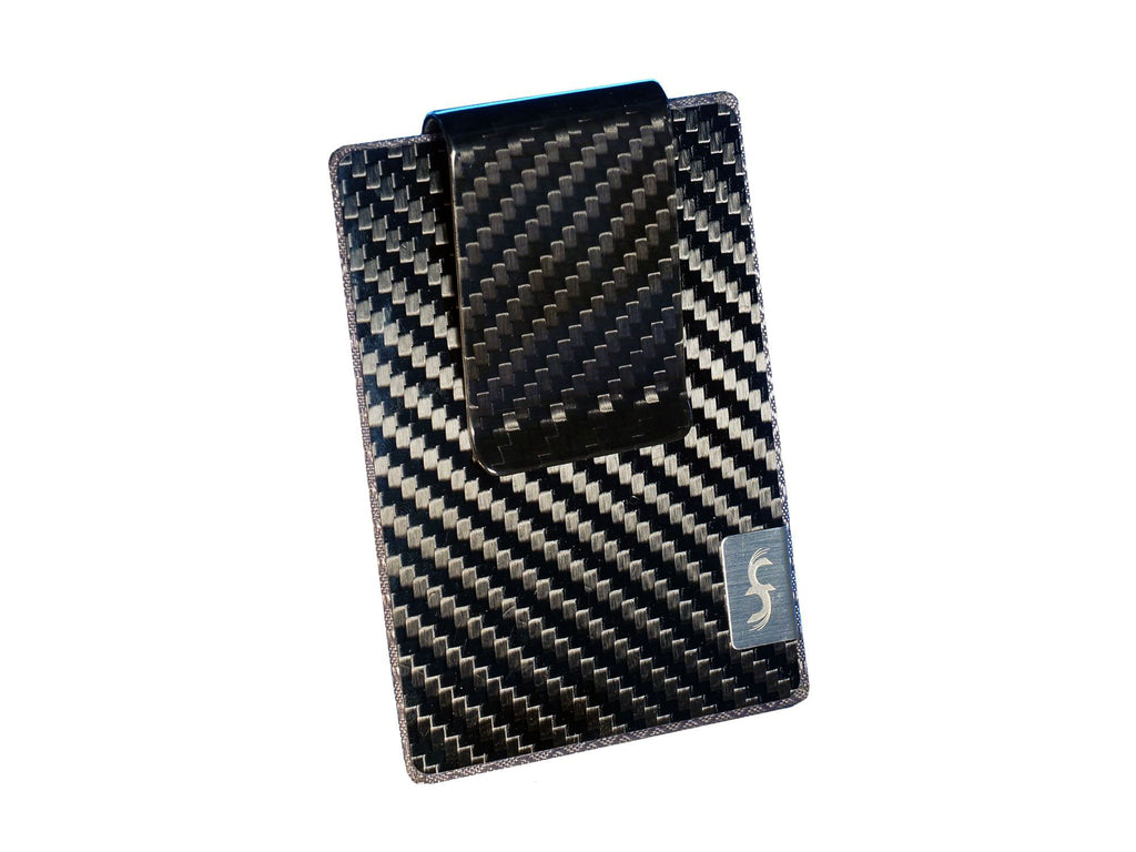 Common Fibers Fit Carbon Fiber Removable Money Clip Wallet