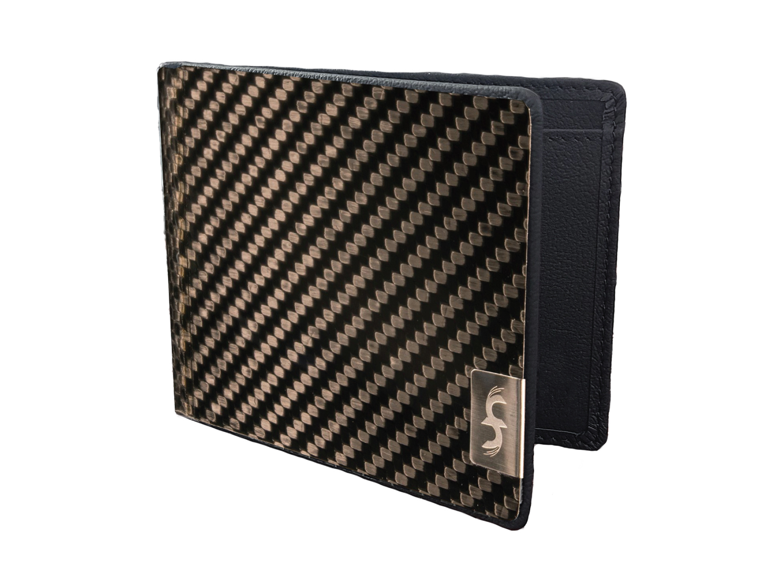 Black Line LMX - Leather Carbon Fiber Bifold Wallet
