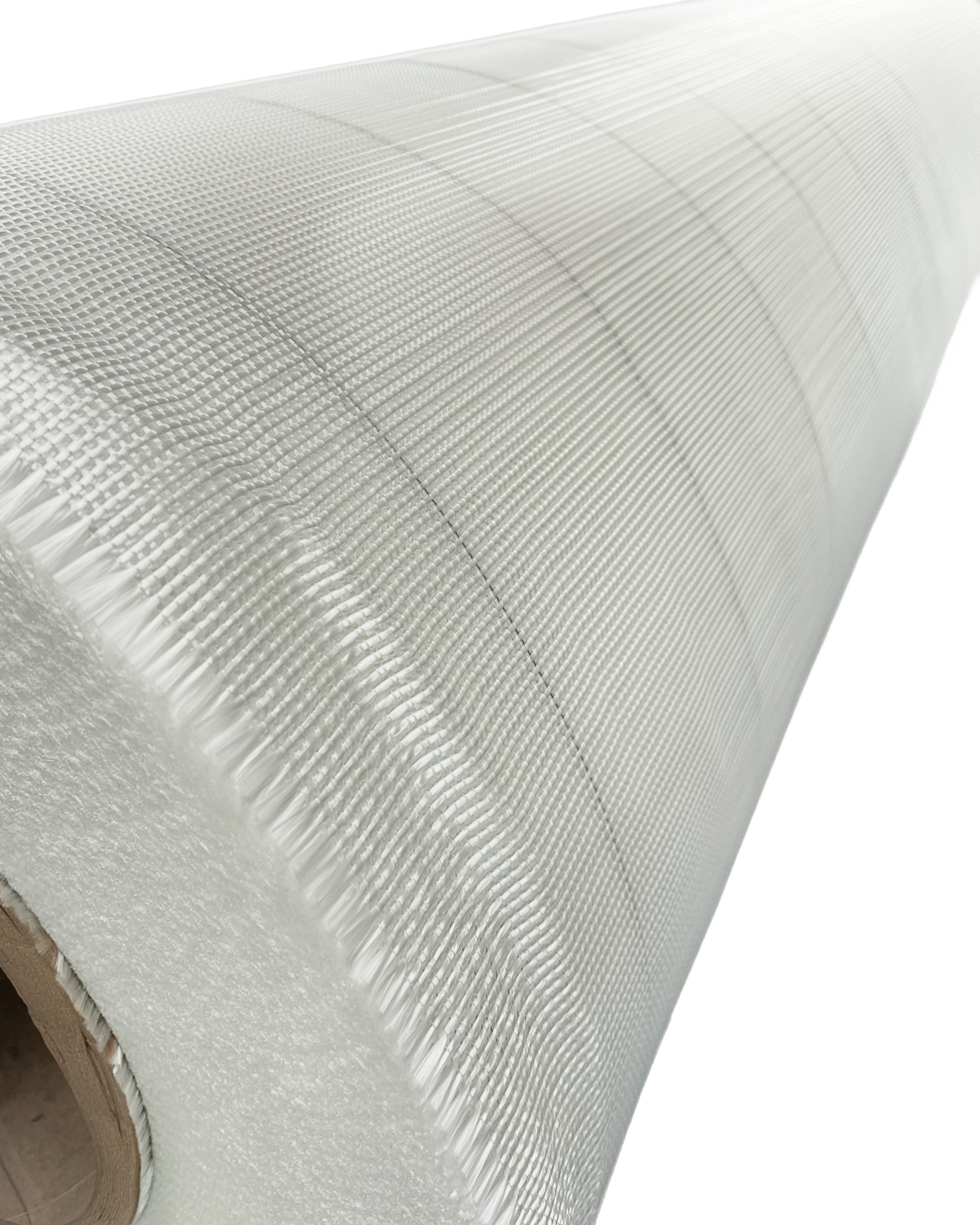 a roll of fiberglass g-flow against a white background