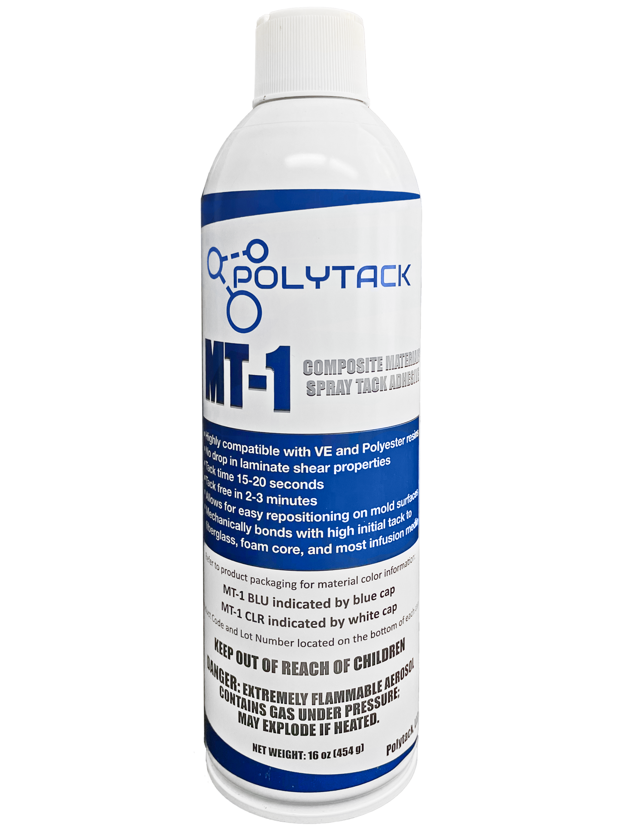 Polytack MT-1 CLR Spray Adhesive