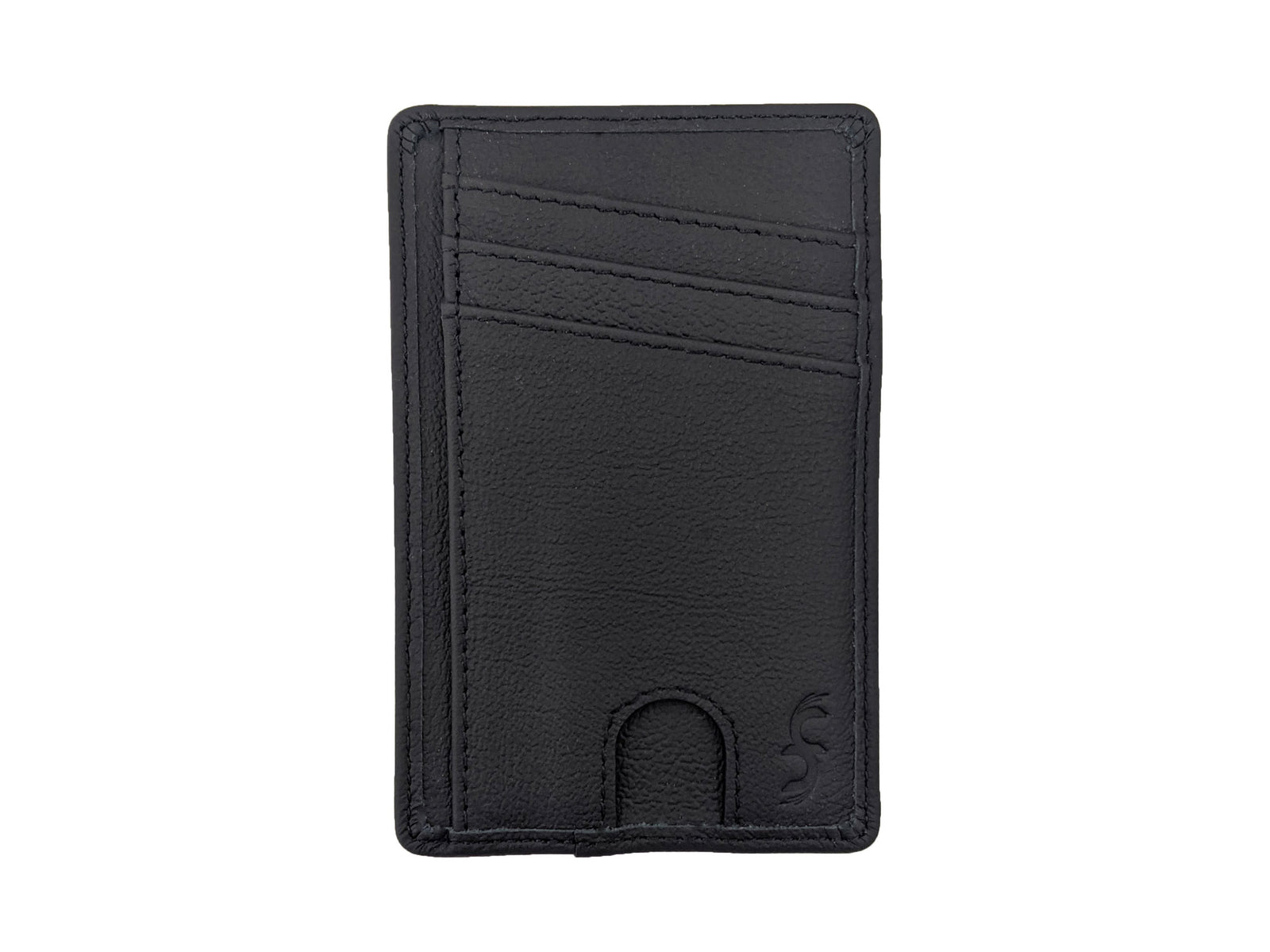 Black Line LFT - Leather Carbon Fiber Ultra Slim Wallet