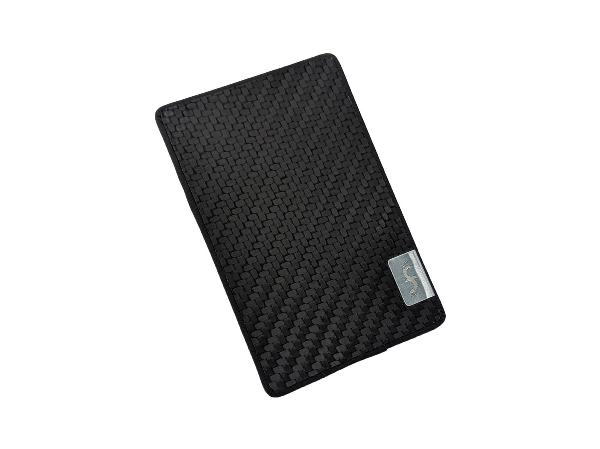 Black Line LFT - Leather Carbon Fiber Ultra Slim Wallet