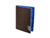 Carbon fiber minimalist wallet with blue interior
